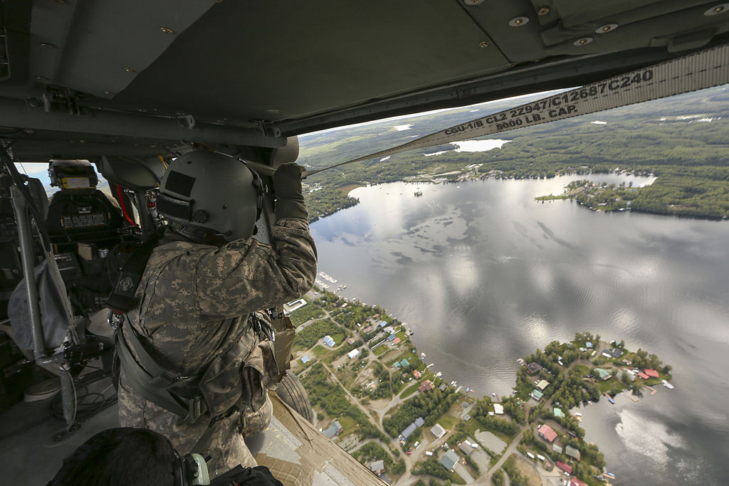 Big Lake water landing